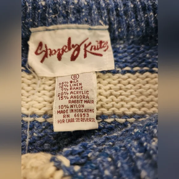 80's 90's Vintage‎ stripe Silk sleeveless cap sleeve sweater - Picture 2 of 7